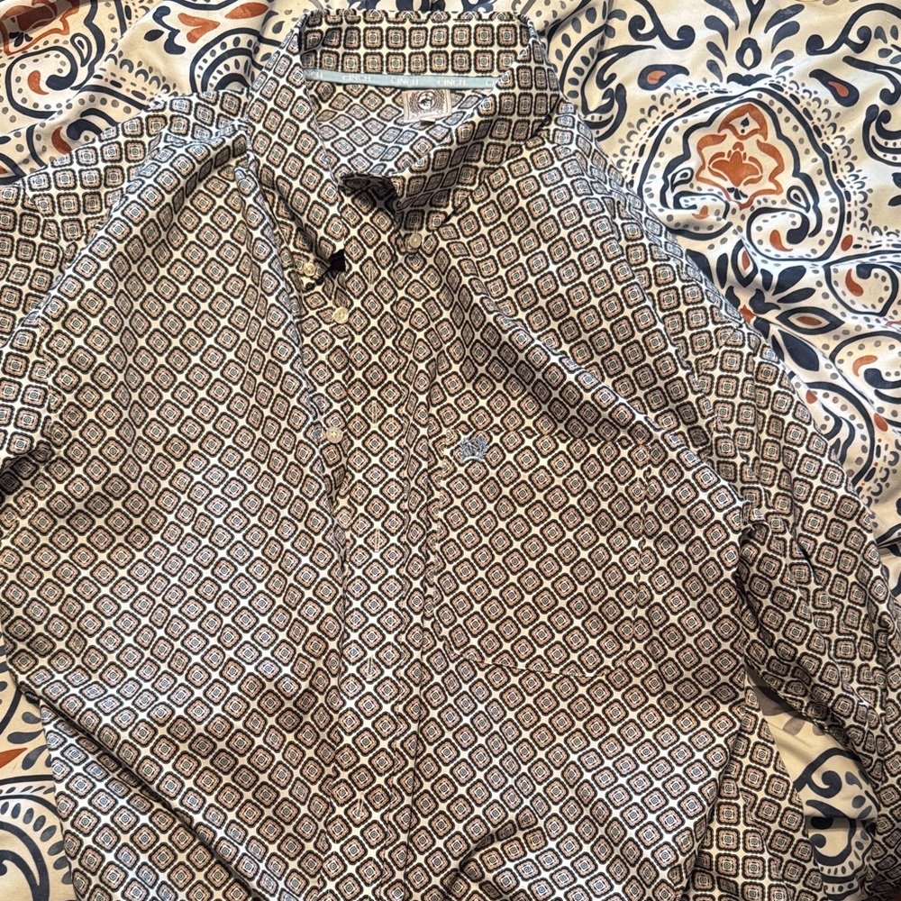 Men’s cinch button up